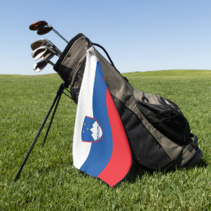 Serviette De Golf Drapeau de la Slovénie