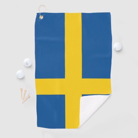 Serviette De Golf Drapeau de la Suède (En situation)