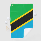 Serviette De Golf Drapeau de la Tanzanie (En situation)