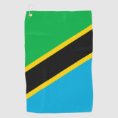 Serviette De Golf Drapeau de la Tanzanie (Devant)