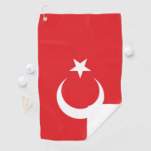 Serviette De Golf Drapeau de la Turquie (En situation)