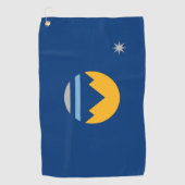 Serviette De Golf Drapeau de la ville de Reno (Nevada) (Devant)