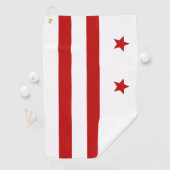 Serviette De Golf Drapeau de la ville de Washington (En situation)