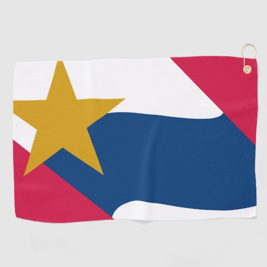 Serviette De Golf Drapeau de Lafayette, Indiana (Horizontal)