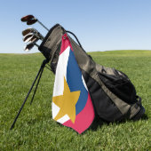 Serviette De Golf Drapeau de Lafayette, Indiana (Vert)