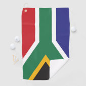 Serviette De Golf Drapeau de l'Afrique du Sud (En situation)