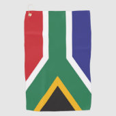 Serviette De Golf Drapeau de l'Afrique du Sud (Devant)