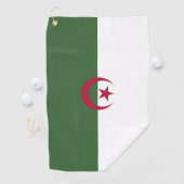 Serviette De Golf Drapeau de l'Algérie (En situation)
