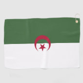 Serviette De Golf Drapeau de l'Algérie (Horizontal)