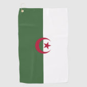 Serviette De Golf Drapeau de l'Algérie (Devant)