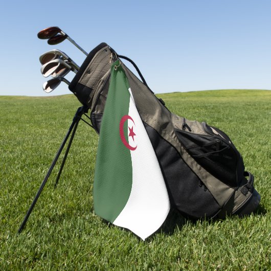 Serviette De Golf Drapeau de l'Algérie (Vert)