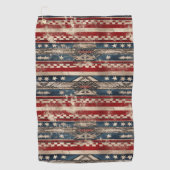 Serviette De Golf Drapeau de l'Amérique occidentale (Devant)