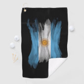 Serviette De Golf Drapeau de l'Argentine bracelet, drapeau national (En situation)