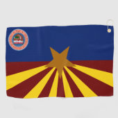Serviette De Golf Drapeau de l'Arizona (Horizontal)