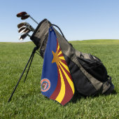 Serviette De Golf Drapeau de l'Arizona (Vert)