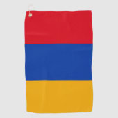 Serviette De Golf Drapeau de l'Arménie (Devant)