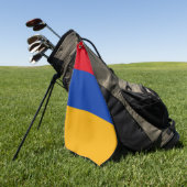 Serviette De Golf Drapeau de l'Arménie (Vert)