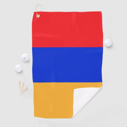 Serviette De Golf Drapeau de l'Arménie (En situation)