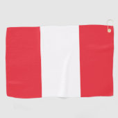 Serviette De Golf Drapeau de l'Autriche (Horizontal)