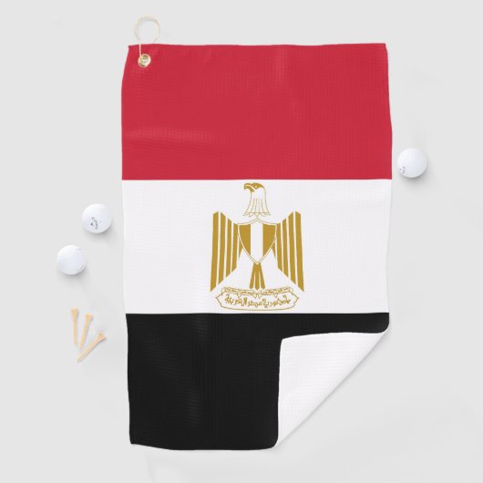 Serviette De Golf Drapeau de l'Égypte (En situation)