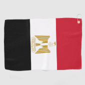 Serviette De Golf Drapeau de l'Égypte (Horizontal)