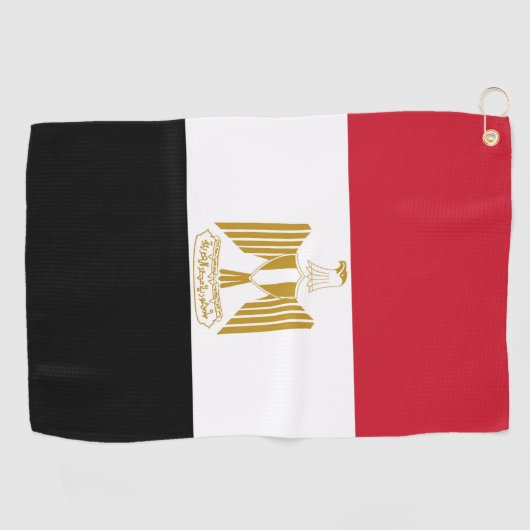 Serviette De Golf Drapeau de l'Égypte (Horizontal)