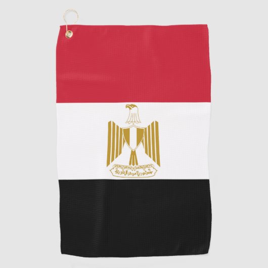 Serviette De Golf Drapeau de l'Égypte (Devant)