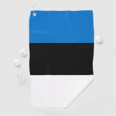 Serviette De Golf Drapeau de l'Estonie (En situation)