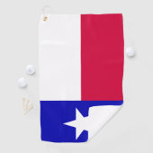 Serviette De Golf Drapeau de l'État du Texas (En situation)