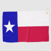 Serviette De Golf Drapeau de l'État du Texas (Horizontal)
