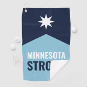 Serviette De Golf Drapeau de l'État rebelle du Minnesota (En situation)