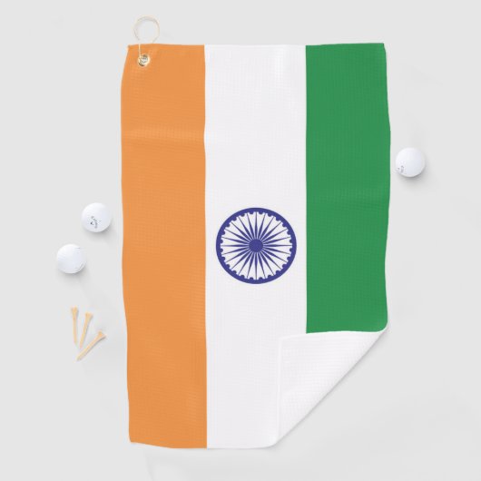 Serviette De Golf Drapeau de l'Inde (En situation)