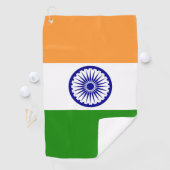 Serviette De Golf Drapeau de l'Inde (En situation)