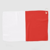 Serviette De Golf Drapeau de l'Indonésie (Horizontal)