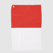 Serviette De Golf Drapeau de l'Indonésie (Devant)