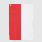 Serviette De Golf Drapeau de l'Indonésie (Devant)