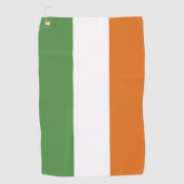 Serviette De Golf drapeau de l'Irlande (Devant)