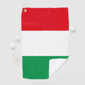 Serviette De Golf Drapeau de l'Italie (En situation)