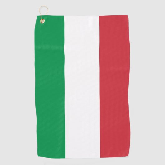 Serviette De Golf Drapeau de l'Italie (Devant)