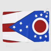 Serviette De Golf Drapeau de l'Ohio (Horizontal)