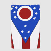Serviette De Golf Drapeau de l'Ohio (Devant)