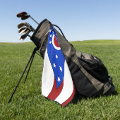 Serviette De Golf Drapeau de l'Ohio (Vert)