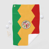 Serviette De Golf Drapeau de Los Angeles (En situation)
