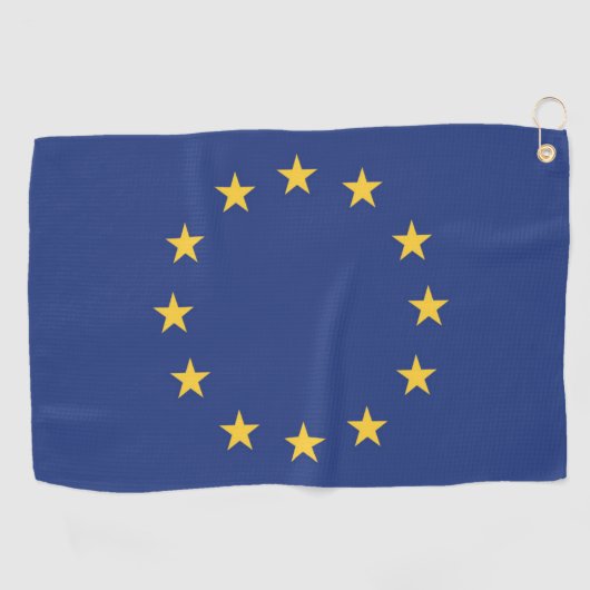 Serviette De Golf Drapeau de l'Union européenne (Horizontal)