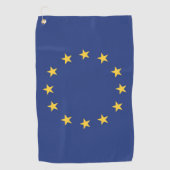 Serviette De Golf Drapeau de l'Union européenne (Devant)