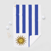 Serviette De Golf drapeau de l'Uruguay (En situation)