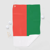 Serviette De Golf Drapeau de Madagascar (En situation)
