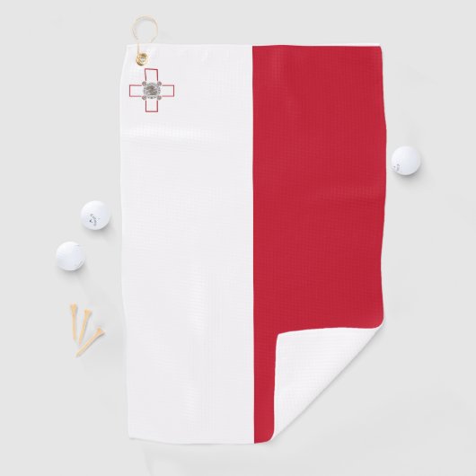 Serviette De Golf Drapeau de Malte (En situation)