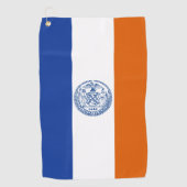 Serviette De Golf Drapeau de New York (Devant)