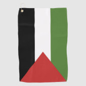 Serviette De Golf Drapeau de Palestine (Devant)